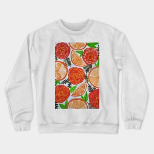 Oranges and Marigolds Crewneck Sweatshirt